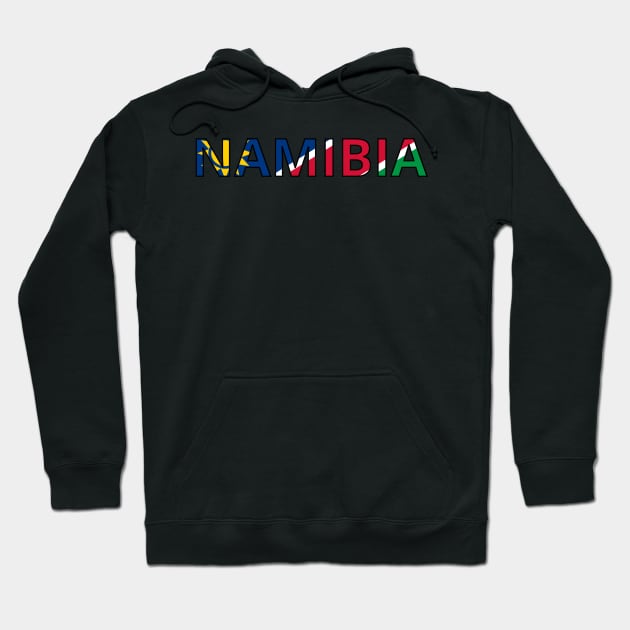 Drapeau  Namibia Hoodie by Pixelforma